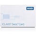 HID iCLASS Seos Card - Printable - Smart Card - 3.39" x 2.13" Length - White - Polyethylene Terephthalate (PET), Polyvinyl Chloride (PVC)