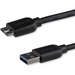 StarTech.com 0.5m (20in) Slim SuperSpeed USB 3.0 (5Gbps) A to Micro B Cable - M/M - Flexible cable for convenient positioning of USB 3.0 devices - USB 3.0 Micro B - Slim USB 3.0 to Micro B Cable - Thin USB 3 A to B Cable - Micro USB 3.0 to USB 3.2 Gen 1 (
