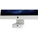 Rain Design mBase 27" iMac - Silver - Up to 27" Screen Support - 2" Height x 7.7" Width x 7.6" Depth - Desktop - Aluminum - Silver