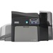 HID DTC4250e Double Sided Desktop Dye Sublimation/Thermal Transfer Printer - Color - Card Print - Ethernet - USB - LCD Display Screen - 6 Second Mono - 24 Second Color - 300 dpi - 2.13" Label Width - 3.37" Label Length