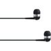 4XEM Ear Bud Headphone Black - Stereo - Mini-phone (3.5mm) - Wired - 16 Ohm - 20 Hz - 18 kHz - Earbud - Binaural - In-ear - 3.75 ft Cable - Black