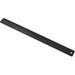 Gamber-Johnson 3/4 Inch Filler Panel - Steel - Black Powder Coat - 0.8" Height - 8.7" Width - 0.1" Depth