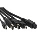 CRU Cable, 4xSATA to 1xSFF-8087, 44cm Length - 1.44 ft SAS/SATA Data Transfer Cable - First End: 4 x 7-pin Serial ATA - Second End: 1 x SFF-8087 Mini-SAS