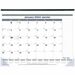 Blueline Blueline Net Zero Carbon Monthly Desk Pad Calendar - Julian Dates - Monthly, Yearly, Daily - 1 Year - January 2023 till December 2023 - 1 Month Single Page Layout - Twin Wire - Desk Pad - Chipboard - 22" Height x 17" Width - Eyelet, Reference Cal
