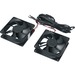 Middle Atlantic Cooling Fan - 2 Pack - 374 gal/min Maximum Airflow - 2 pc(s) - Cabinet