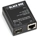 Black Box Micro Mini LMC400A Transceiver/Media Converter - 1 x Network (RJ-45) - Fast Ethernet, Gigabit Ethernet - 10/100/1000Base-TX, 100Base-FX - 1 x Expansion Slots - SFP - 1 x SFP Slots - AC Adapter - Desktop, Wall Mountable - TAA Compliant