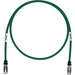 Panduit Cat.6a S/FTP Patch Network Cable - 7 ft Category 6a Network Cable for Network Device - First End: 1 x RJ-45 Network - Male - Second End: 1 x RJ-45 Network - Male - Patch Cable - Shielding - Green
