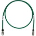 Panduit Cat.6a S/FTP Patch Network Cable - 15 ft Category 6a Network Cable for Network Device - First End: 1 x RJ-45 Network - Male - Second End: 1 x RJ-45 Network - Male - Patch Cable - Shielding - Green