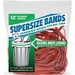 Alliance Rubber 08994 SuperSize Bands - Large 12" Heavy Duty Latex Rubber Bands - For Oversized Jobs - Red - 4 Ounce Resealable Bag - Approx. 18 Bands