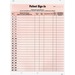 Tabbies Patient Sign-In Label Forms - 125 Sheet(s) - 8.50" x 11" Sheet Size - Salmon - 125 / Pack