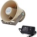Speco PA Horn - Wired - Audible - Beige
