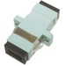 AddOn SC Female to SC Female MMF OM3 Simplex Fiber Optic Adapter - 100% compatible and guaranteed to work