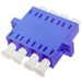 AddOn LC Female to LC Female SMF Quad Fiber Optic Adapter - 100% compatible and guaranteed to work