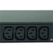 Eaton Basic Rack PDU 8.64 kW max 200-240V 24A TAA Compliant Three-Phase PDU - NEMA L15-30P - 3 x IEC 60320 C19 - 1U - Rack-mountable