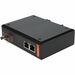 AddOn 2 10/100Base-TX(RJ-45) to 1 100Base-BXU(ST) SMF 1310nmTX/1550nmRX 20km Industrial Media Converter Switch