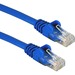 QVS 3-Pack 3ft 350MHz CAT5e/Ethernet Flexible Snagless Blue Patch Cord - 3 ft Category 5e Network Cable for Network Device, Hub, Patch Panel, Router, Gaming Console - First End: 1 x RJ-45 Network - Male - Second End: 1 x RJ-45 Network - Male - Patch Cable