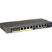 Netgear ProSafe Plus Switch 8-port Gigabit Ethernet Switch with 4-port PoE - 8 Ports - 10/100/1000Base-T - 2 Layer Supported - Desktop, Wall Mountable - Lifetime Limited Warranty