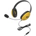 Califone Listening First 2800-YLT Headset - Stereo - Mini-phone (3.5mm) - Wired - 32 Ohm - 20 Hz - 20 kHz - Over-the-head - Binaural - Ear-cup - 3 ft Cable - Electret Microphone - Yellow