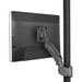 Chief Kontour K1P Dynamic Pole Dual Display Mount - Adjustable Monitor Arm - For 10-30 inch Displays - Black - Height Adjustable - 1 Display(s) Supported - 10" to 30" Screen Support - 24.91 lb Load Capacity - 75 x 75, 100 x 100 - VESA Mount Compatible - A