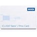 HID iCLASS Seos + Prox Card - Printable - Proximity Card - 3.39" x 2.13" Length - Glossy White - Polyester/PVC Composite, Polyethylene Terephthalate (PET)