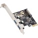 SYBA Multimedia USB3.0 PCIe Host Controller Card - PCI Express 2.0 x1 - Plug-in Card - 2 USB Port(s) - 2 USB 3.0 Port(s)