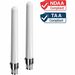 TRENDnet 4/6 dBi Surge Outdoor Dual Band Omni Antenna Kit; Replaceable Surge Protection Fuse; TEW-AO46S - 4/6 dBi Surge Outdoor Dual Band Omni Antenna Kit