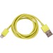 I/OMagic Lightning/USB Data Transfer Cable - 4 ft Lightning/USB Data Transfer Cable - First End: USB - Second End: 8-pin Lightning - MFI - Yellow