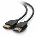 C2G 6ft 4K HDMI Cable - Ultra Flexible Cable with Low Profile Connectors - HDMI for Audio/Video Device, Home Theater System - 6 ft - 1 x HDMI Male Digital Audio/Video - 1 x HDMI Male Digital Audio/Video - Gold Plated - Shielding - Black, Black