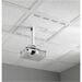 Chief 2" x 2" Suspended Ceiling Storage Box with Column Drop - White - 100 lb Load Capacity