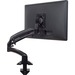 Chief Kontour Reduced Height Single Arm Desk Mount - For Displays 10-38" - Black - Adjustable Height - 10" to 32" Screen Support - 24.91 lb Load Capacity