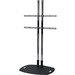 Premier Mounts Display Stand - Up to 63" Screen Support - 160 lb Load Capacity - 84" Height - Floor - Chrome, Black