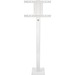 SunBriteTV Mounting Pole for Flat Panel Display, Digital Signage Display - White - 32" to 65" Screen Support