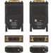 Kramer 614R/T Single-Fiber Detachable DVI Optical Transmitter & Receiver - 1 Input Device - 1 Output Device - 1640.42 ft Range - 1 x DVI In - 1 x DVI Out - 2 x SC Ports - WUXGA - 1920 x 1200 - Optical Fiber