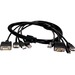 Vaddio PC to Dock Interface Cable - 3 ft Multipurpose Cable for PC, Video Conferencing System - First End: 1 x 15-pin HD-15 - Male, 1 x USB 2.0 Type A - Male, 1 x HDMI Type A Digital Audio/Video - Male, 1 x RJ-45 Network - Male - Second End: 1 x 15-pin HD