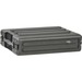 SKB Roto-Molded 2U Shallow Rack - Internal Dimensions: 19" Width x 3.50" Height - External Dimensions: 22.4" Width x 16.2" Depth x 5.5" Height - Stackable - Rubber, LLDPE