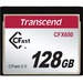 Transcend 128 GB CFast Card - 500 MB/s Read - 250 MB/s Write - 650x Memory Speed - 3 Year Warranty