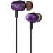 Moshi Mythro Earset - Stereo - Wired - 18 Ohm - 15 Hz - 20 kHz - Earbud - Binaural - In-ear - 3.90 ft Cable - Tyrian Purple