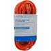 Compucessory Heavy-duty Indoor/Outdoor Extension Cord - 16 Gauge - 125 V AC13 A - Orange - 50 ft Cord Length - 1