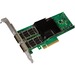 Intel® Ethernet Converged Network Adapter XL710-QDA2 - PCI Express 3.0 x8 - 2 Port(s) - Optical Fiber, Twinaxial - Retail