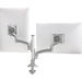 Chief KONTOUR K2C220SXF1 Desk Mount for Flat Panel Display - Silver - Height Adjustable - 10" to 30" Screen Support - 50 lb Load Capacity - 100 x 100, 75 x 75 - VESA Mount Compatible - Aluminum
