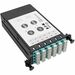 Tripp Lite 12-Fiber Patch Panel 2 MTP/MPO to 12 LC 10Gb Breakout Cassette - 2 x MTP/MPO, 12 x LC - 14 Port(s) - 14 x RJ-11 - 12 x"
