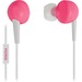 Koss KEB6i Earset - Stereo - Mini-phone (3.5mm) - Wired - 32 Ohm - 60 Hz - 20 kHz - Earbud - Binaural - In-ear - 3.94 ft Cable - Pink