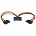 Eaton Tripp Lite Series 15-Pin SATA Power Y Cable - M/2xF, 18 AWG, 6-in. (15.24 cm) - For SATA Drive - Red - 6 Inch
