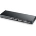 ZYXEL 24-Port GbE L2 Switch - 24 Ports - Manageable - 10/100/1000Base-T, 1000Base-X - 2 Layer Supported - 4 SFP Slots - Desktop