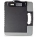 Officemate Calculator Storage Portable Clipboard - Low-profile - Heavy Duty - Plastic - Charcoal Black - 1 Each