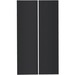 Panduit N52SPS Side Panel - Black - 45U Rack Height - 1 - 82.7" Height x 46.6" Width x 48" Depth
