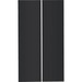 Panduit N51SPS Side Panel - Black - 45U Rack Height - 1 - 82.7" Height x 40.6" Width x 42" Depth