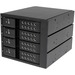 StarTech.com 4 Bay Aluminum Trayless Hot Swap Mobile Rack Backplane for 3.5in SAS II/SATA III - 6 Gbps HDD - Connect and hot swap four 3.5in SATA III or SAS II hard drives to your computer system in three 5.25" bays, with support for SATA 6 Gbps - Trayles