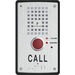 Talkaphone Surface Mount Compact IP Call Station - Surface-mountable for IP Phone - Brushed Stainless Steel