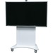 Middle Atlantic FlexView FVS-800SC-WH Display Cart - 190 lb Capacity - 4" Caster Size - 43.5" Depth x 68.9" Height - Steel Frame - White - For 1 Devices